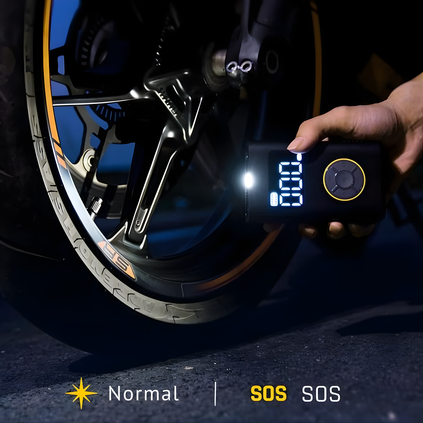 AeroLuft X9 – Tragbare Reifenpumpe