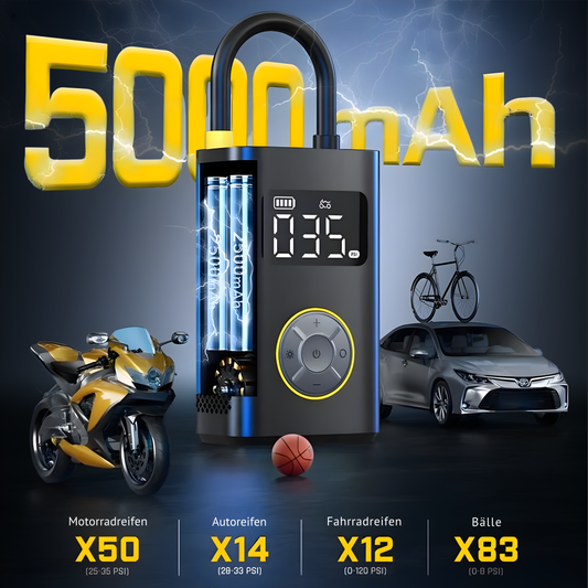 AeroLuft X9 – Tragbare Reifenpumpe