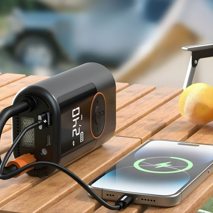 AeroLuft X9 – Tragbare Reifenpumpe