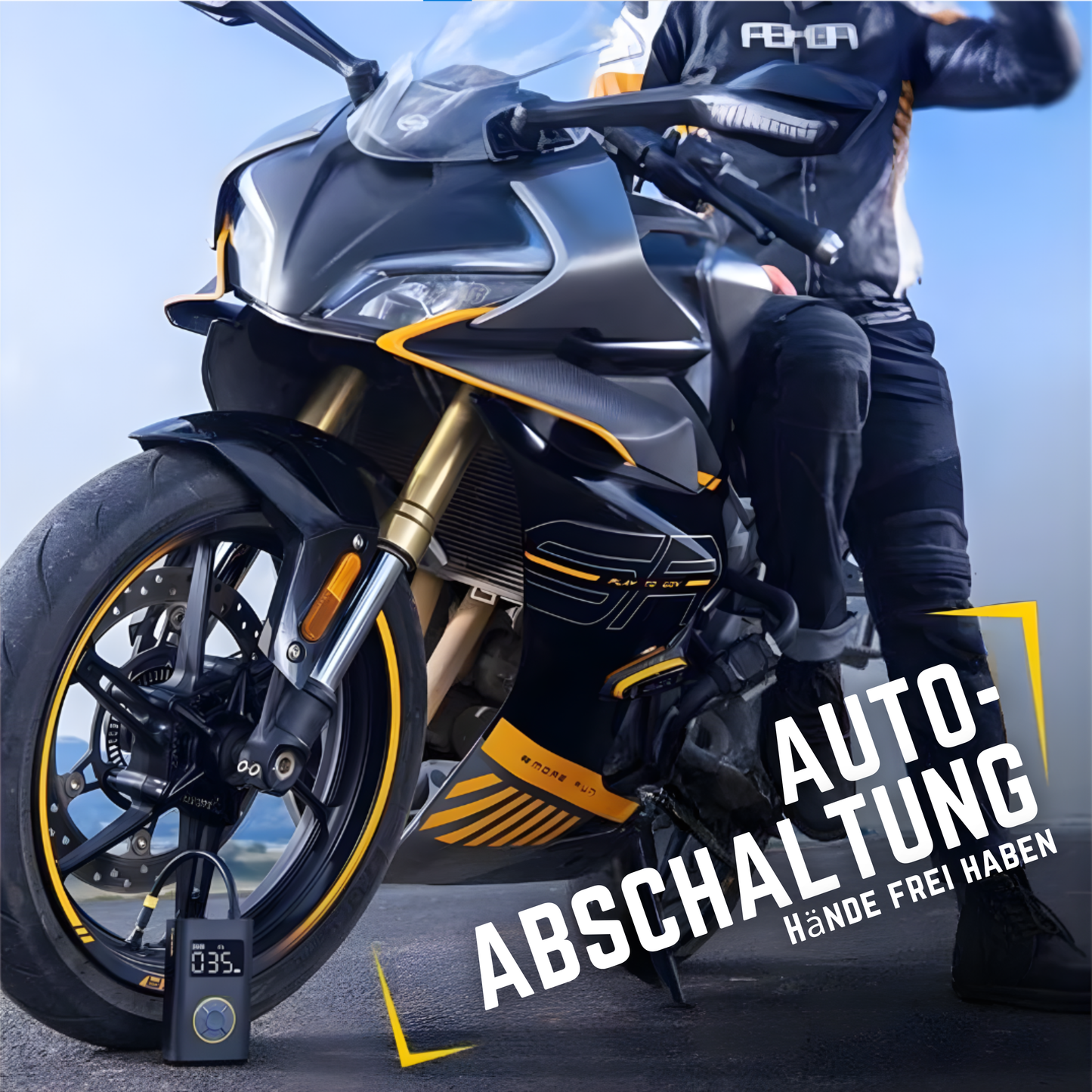 AeroLuft X9 – Tragbare Reifenpumpe