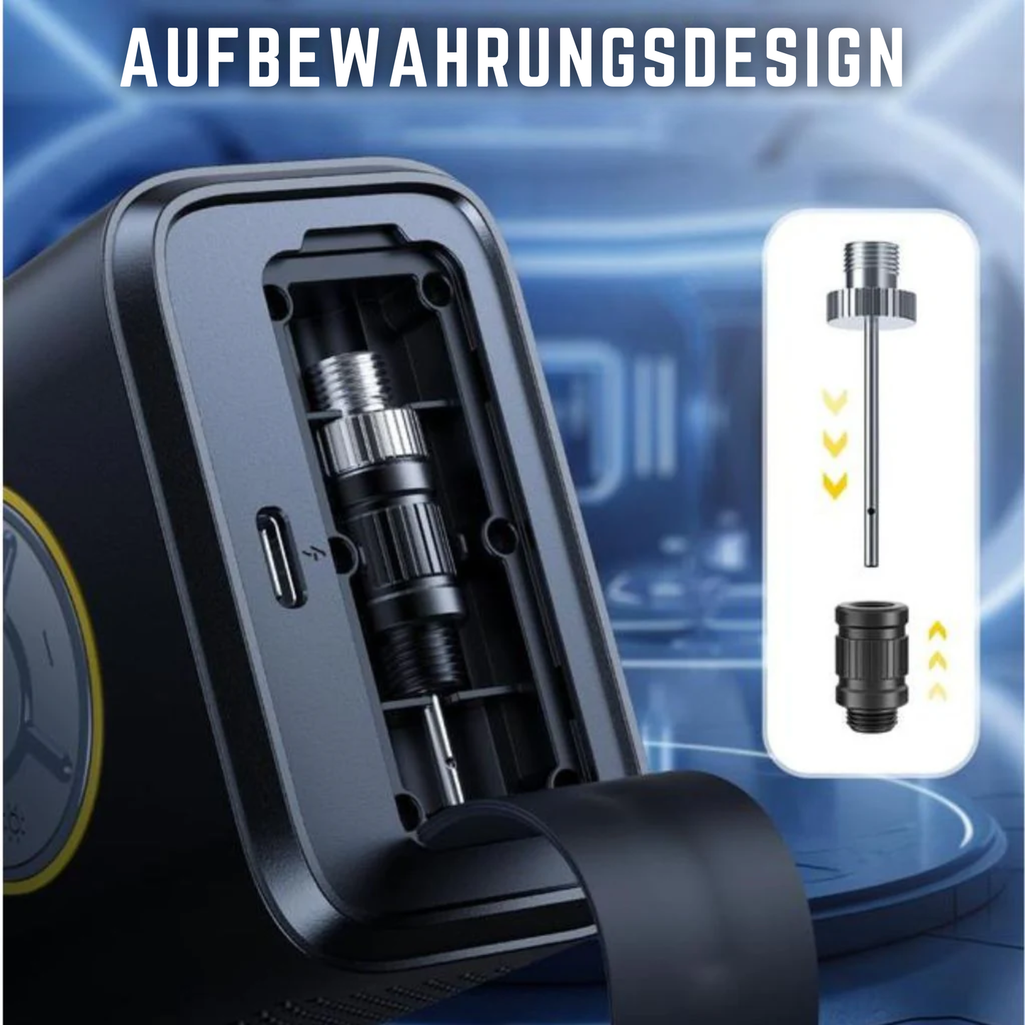 AeroLuft X9 – Tragbare Reifenpumpe